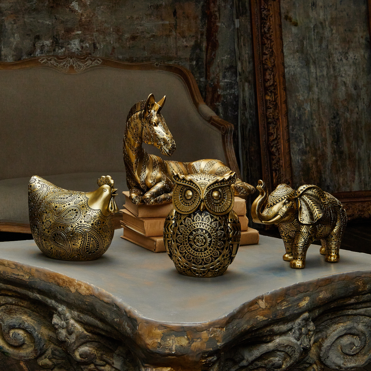 Статуэтка Gipfel Golden Elephant 43067 фото