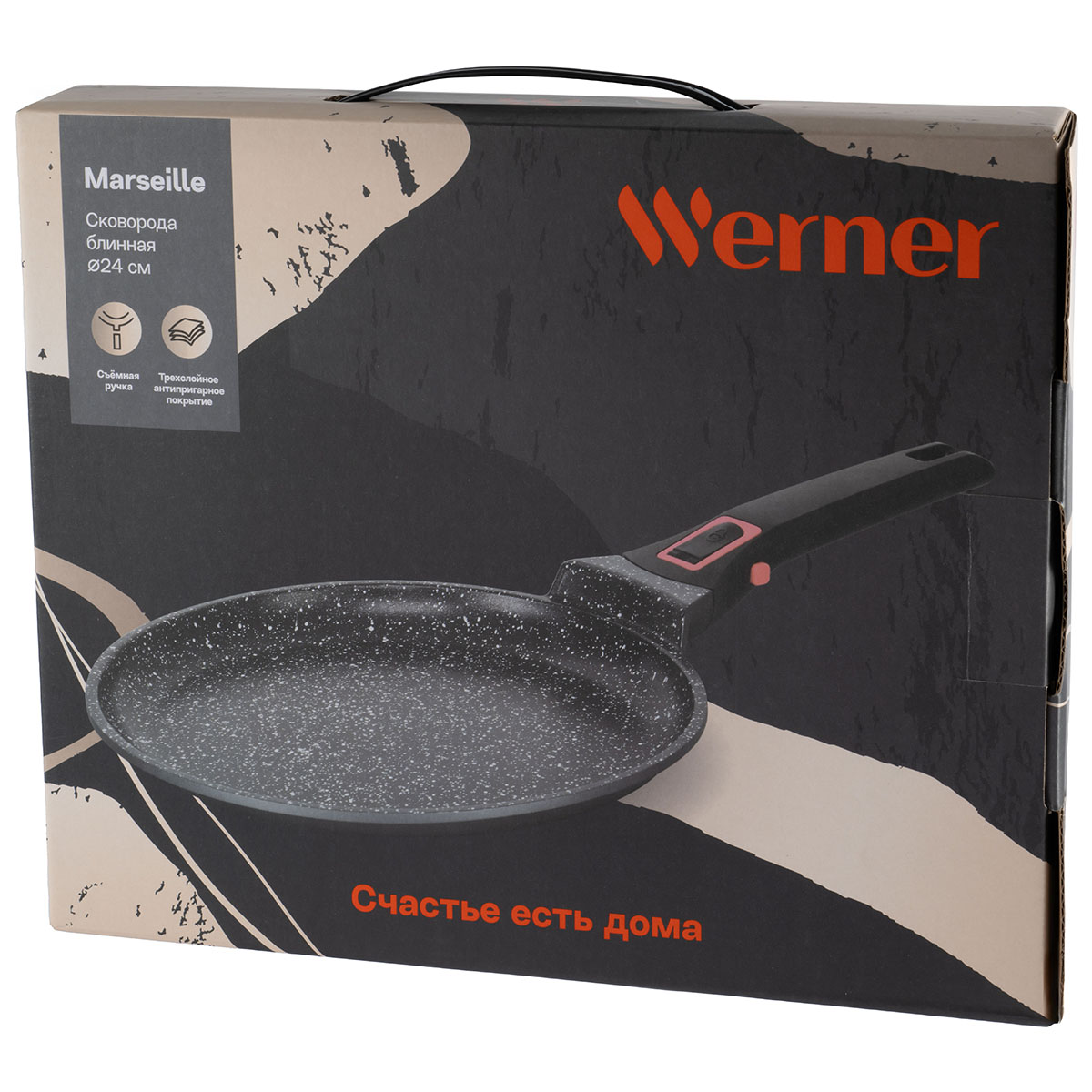 Сковорода блинная Werner Marseille 51998 24 см фото
