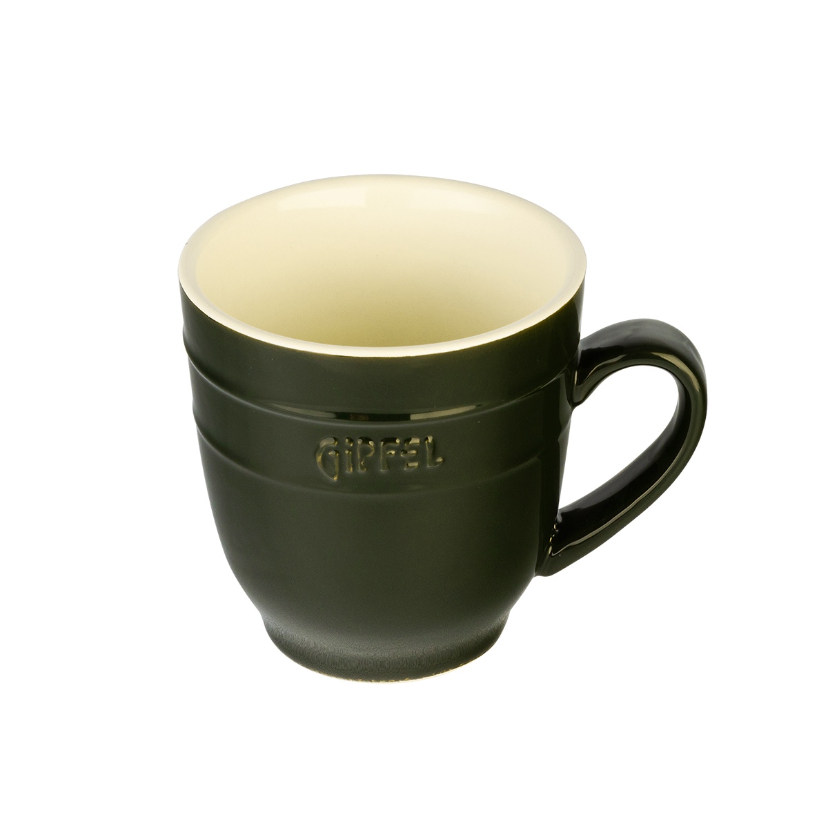 Кружка MAJOLICA 250мл. Цвет: темно-зеленый. Материал: жаропрочная керамика от магазина Gipfel 3925