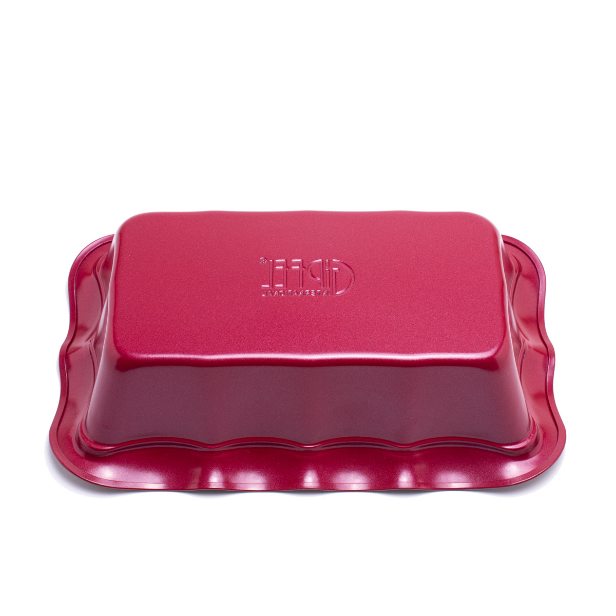 картинка 1886 GIPFEL Форма для выпечки OVEN 27,8x17,7x7,2см прямоугольная с антипригарным покрытием Whitford. Цвет: внутри кремовый, снаружи красный. Материал: Углеродистая сталь от магазина Gipfel