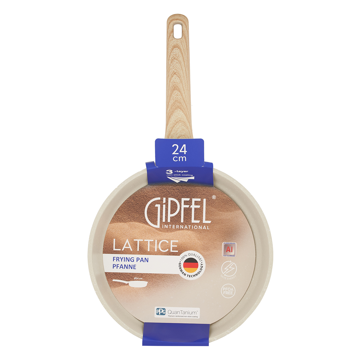 Алюминиевая сковорода Gipfel Lattice 52655 24 см фото