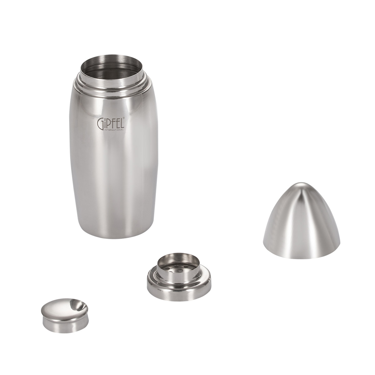 картинка 9624 GIPFEL Коктейльный шейкер SIRMIONE 550мл. Материал: нерж. сталь. 4 от магазина Gipfel