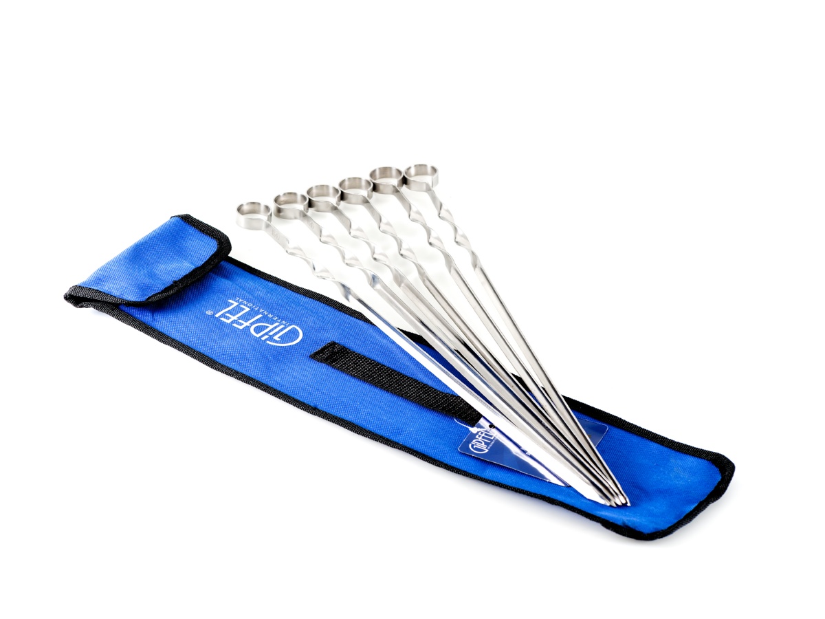 картинка 5931 GIPFEL Набор шампуров 6шт. 45х1см. с чехлом от магазина Gipfel