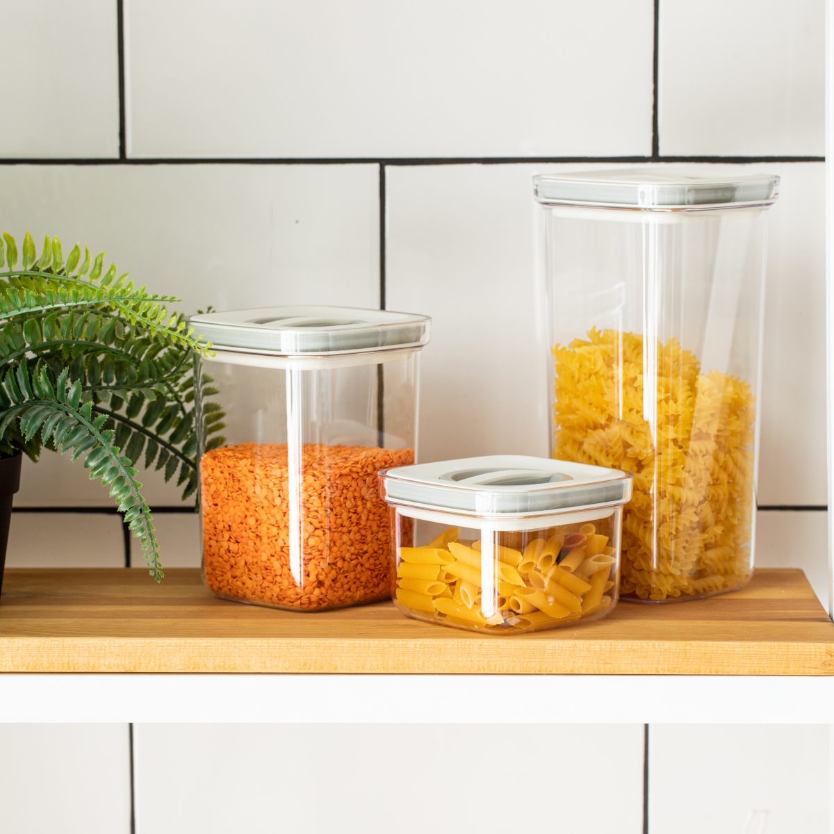 Набор пластиковых контейнеров с герметичной крышкой Gipfel Twist 50653 фото