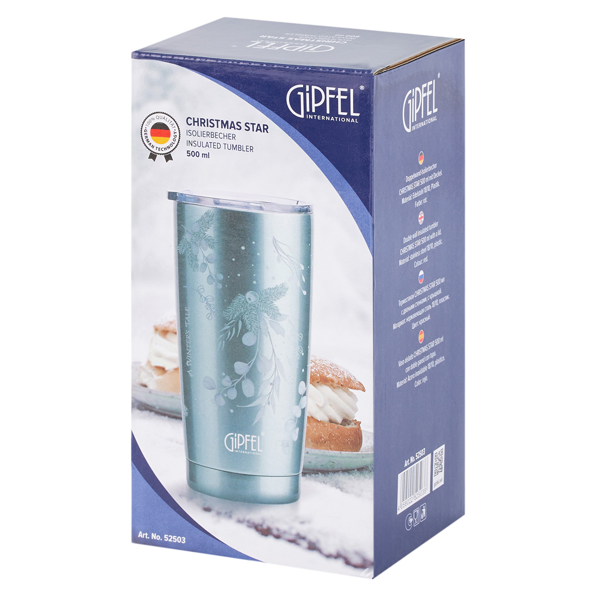 Термостакан Gipfel Christmas Star 52503 500 мл фото