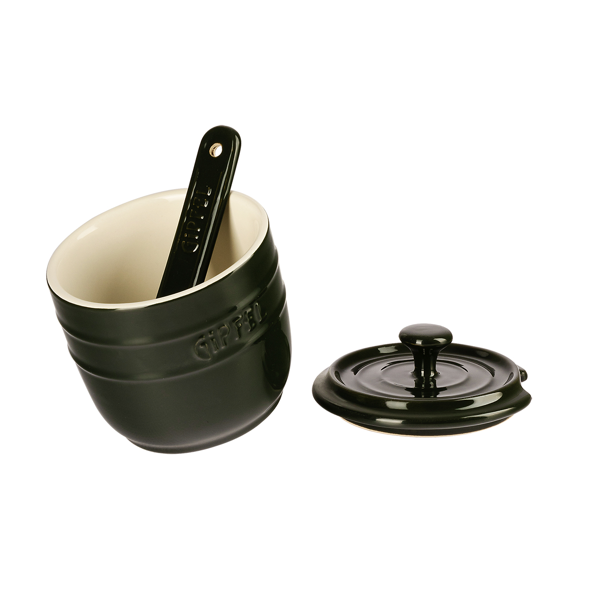 Сахарница с ложкой керамическая Gipfel Majolica 3916 0,25 л фото