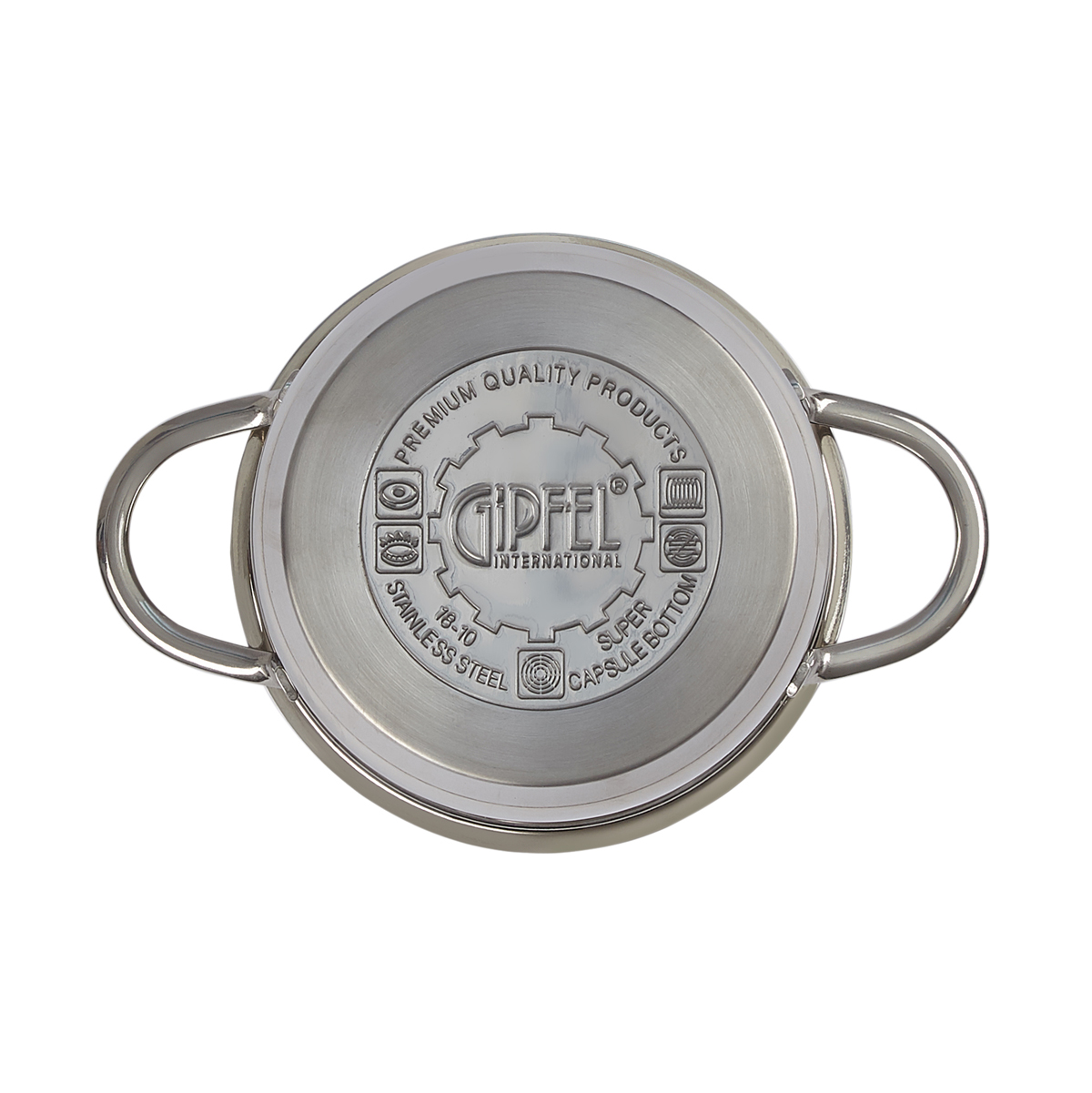 картинка Кастрюлька MINI со стеклянной крышкой 0,8 л. Gipfel 1203 от магазина Gipfel