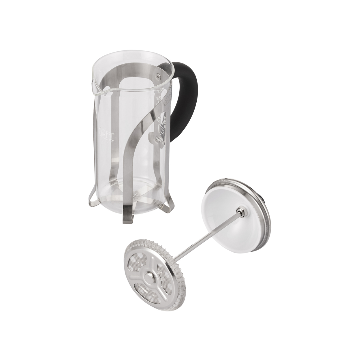 картинка 7803 GIPFEL Кофейник с поршнем GLACIER-ACROPOLIS 350 мл от магазина Gipfel