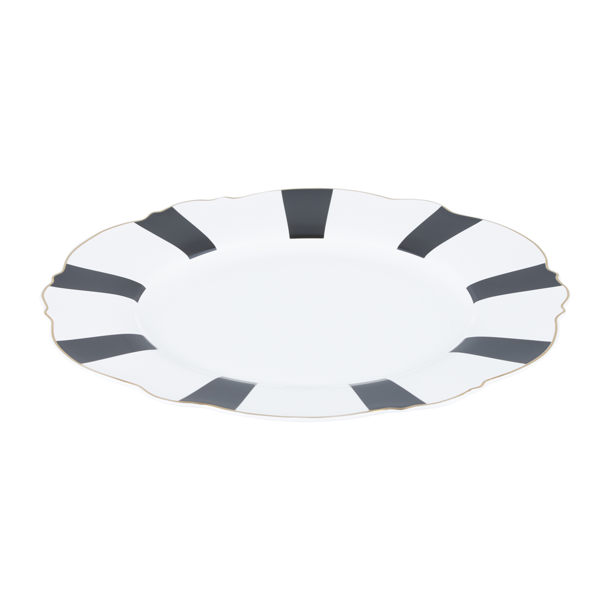 картинка 3873 GIPFEL Сервиз столовый MODERN на 6 персон, 18 предметов (6 обеденных тарелок 31см, 6 закусочных тарелок 28см, 6 суповых тарелок 23см). Материал: костяной фарфор от магазина Gipfel