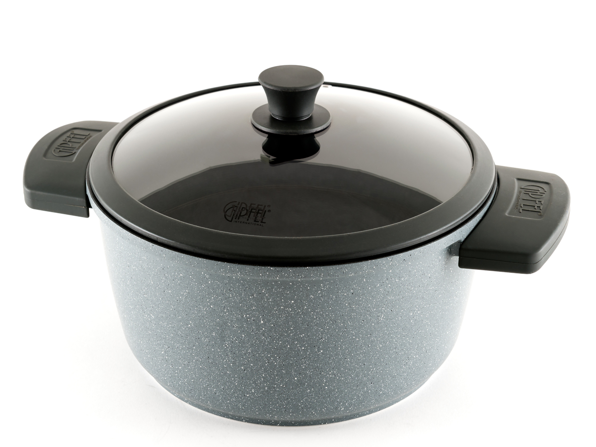 Алюминиевая кастрюля Gipfel Greyce 0653 24 см/4,45 л фото