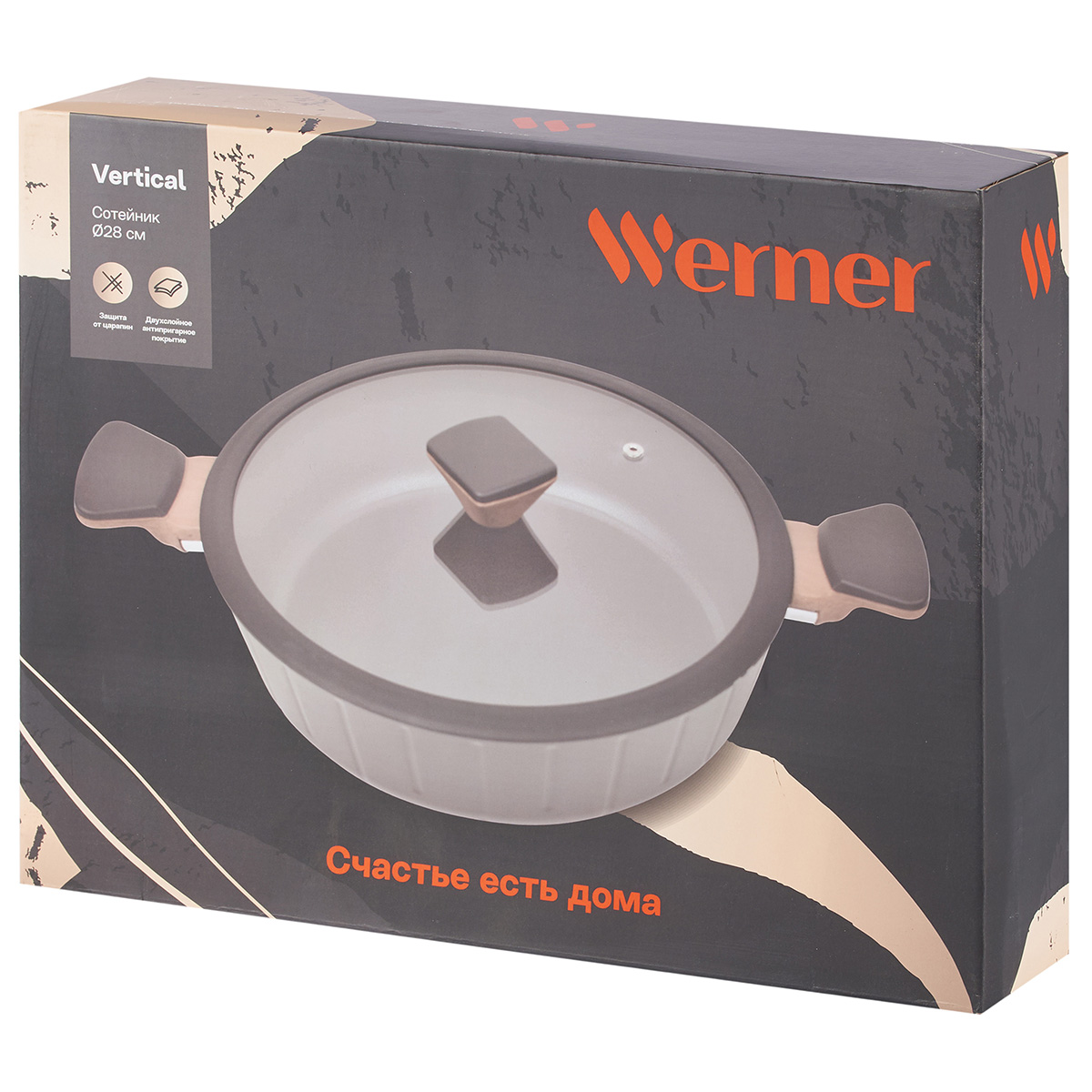 Сотейник алюминиевый Werner Vertical 51915 28 см/4 л фото
