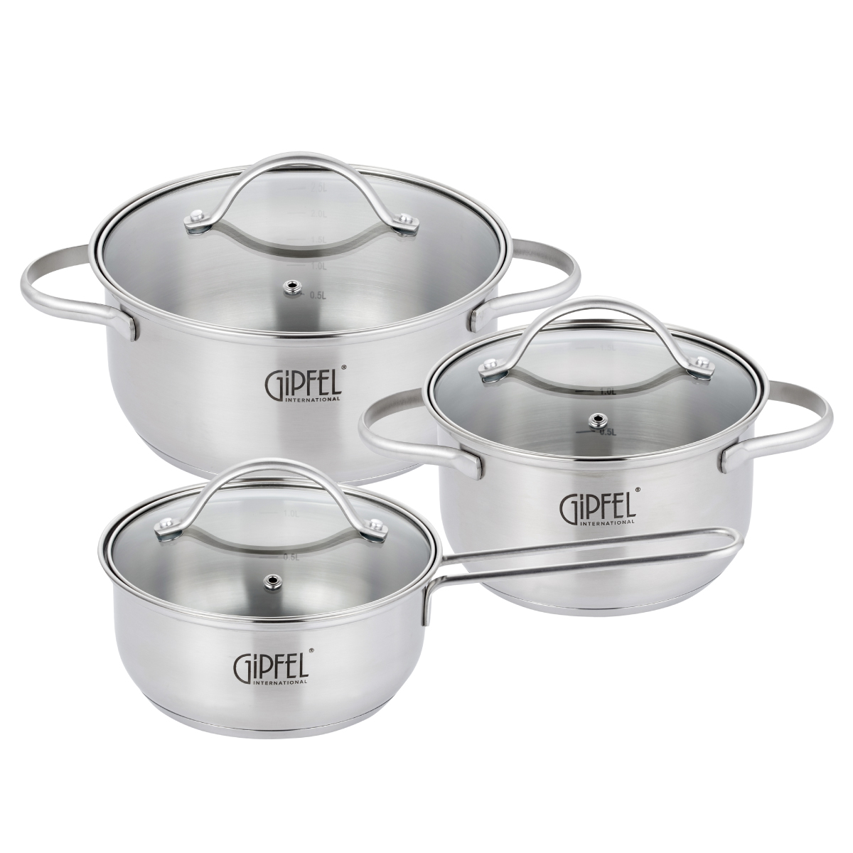 Набор кастрюль Gipfel Azalea 51061 6 предметов