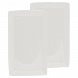 Набор тарелок сервировочных прямоугольных Gipfel Diana 43225 27х17 см