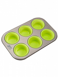 Форма для выпечки кексов Gipfel Twinkle 0314 28,5x18,5x3 см