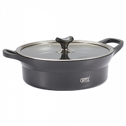 Кастрюля-сотейник из литого алюминия Gipfel Azul Black 51921 26 см/3,7 л