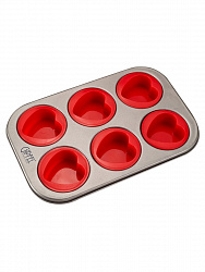 Форма для выпечки кексов Gipfel Twinkle 0315 28,5x19,5x3 см