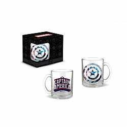 Стеклянная кружка Priority Marvel Captain America КРС-1171 320 мл