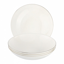Набор тарелок суповых Gipfel Platinum 51536 4 предмета