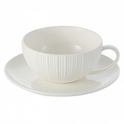 Чайная пара Gipfel Elegia 43467 чашка 120 мл, блюдце 15 см
